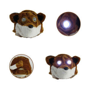 Gorro con diseño de animales y luces