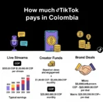 ¿Cuánto paga TikTok en Colombia?