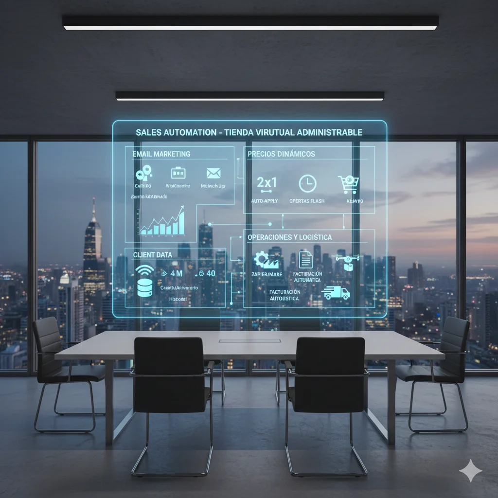 Cómo automatizar ventas con una tienda virtual administrable