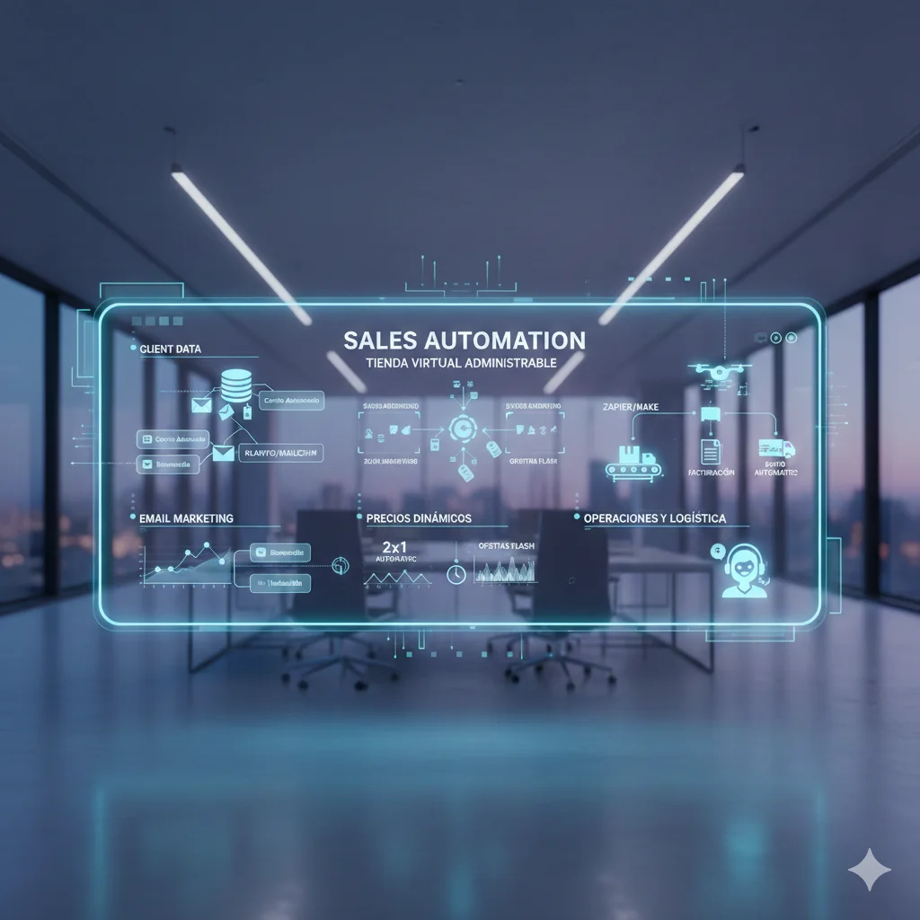 Cómo automatizar ventas con una tienda virtual administrable