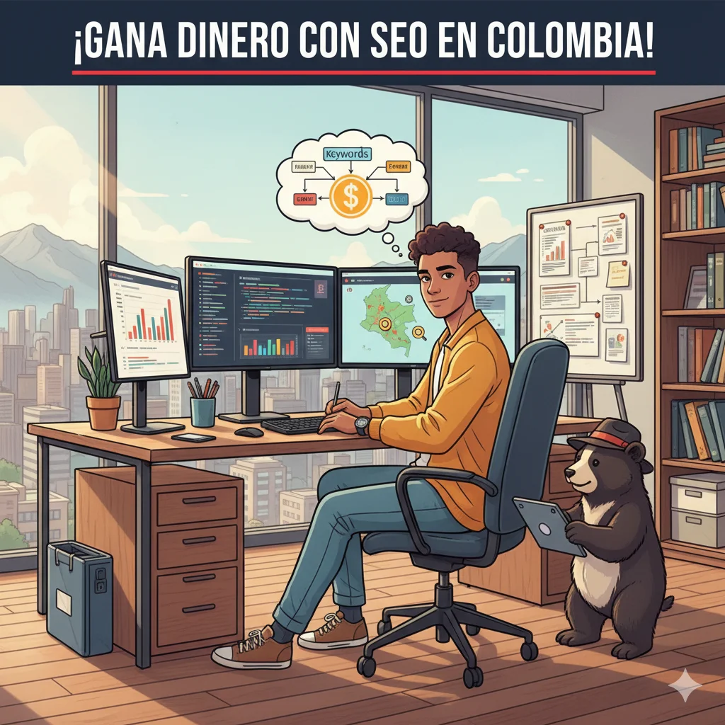 Cómo ganar dinero con SEO en Colombia