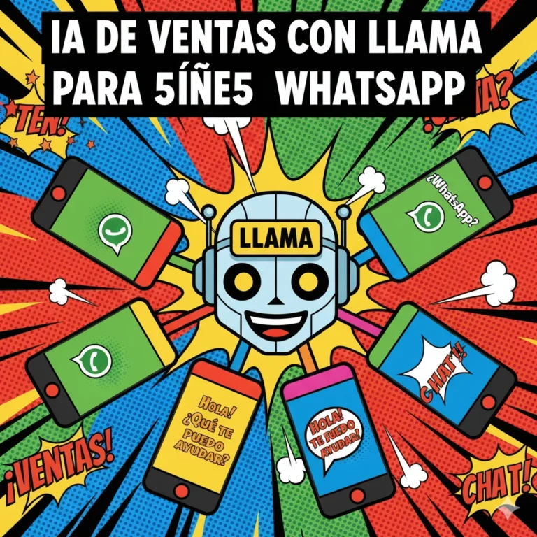 Crear una IA de ventas con LLaMA que atienda 5 líneas de WhatsApp