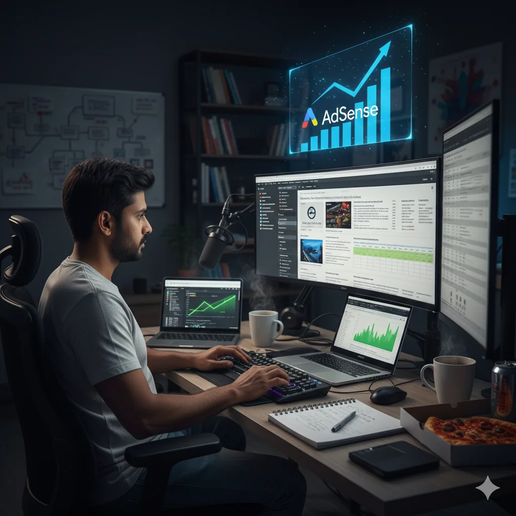 Estrategias de contenido masivo para AdSense