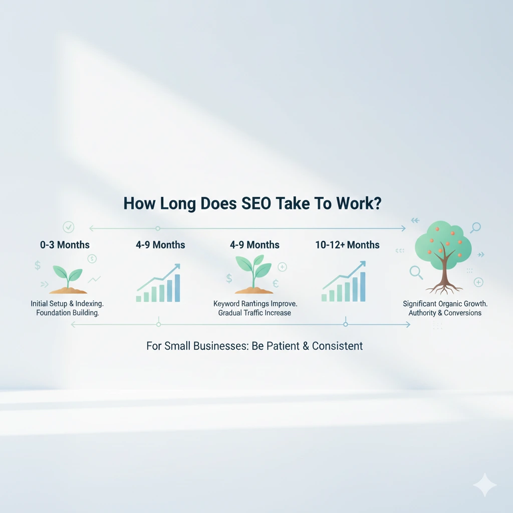 How long does SEO take to work for small businesses