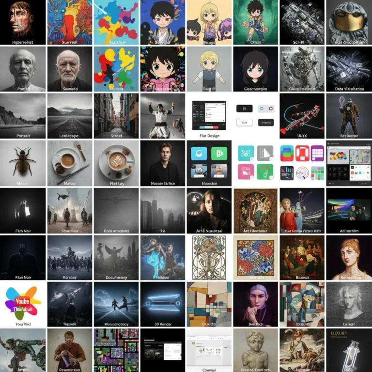 Listado de los estilos de imagen más utilizados en el mundo