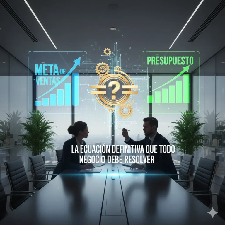Meta de Ventas vs. Presupuesto: La Ecuación Definitiva Que Todo Negocio Debe Resolver