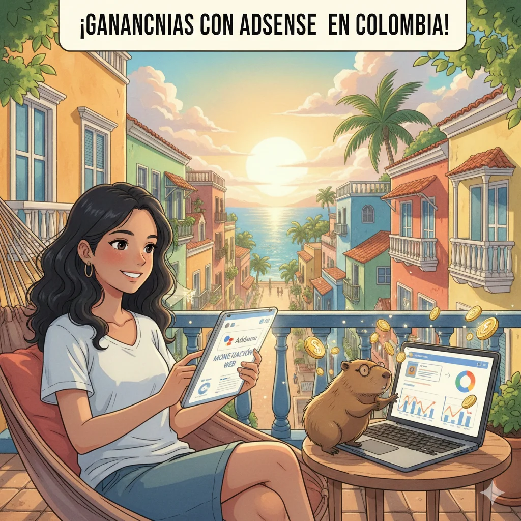 Monetización web con AdSense en Colombia