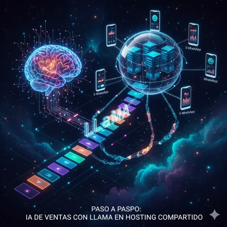 PASO A PASO: IA DE VENTAS CON LLaMA EN HOSTING COMPARTIDO