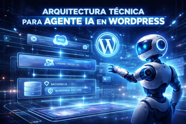 Arquitectura técnica paso a paso para implementar un Agente IA en WordPress